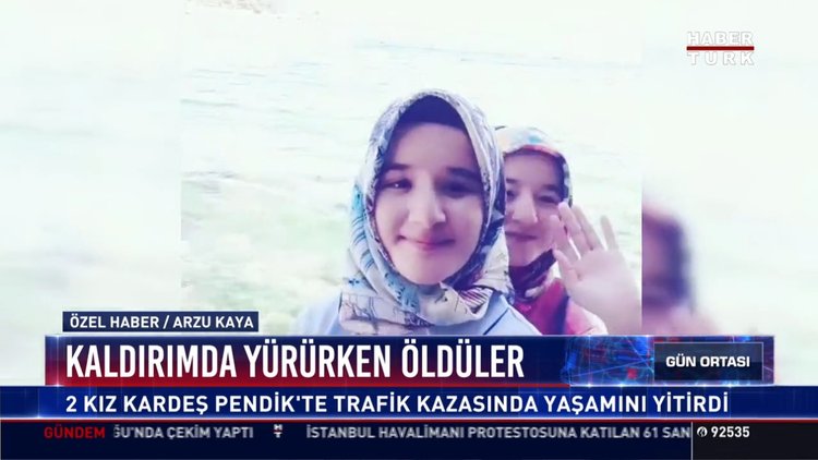 Kaldırımda yürürken öldüler: 2 kız kardeş Pendik'te trafik kazasında yaşamını yitirdi