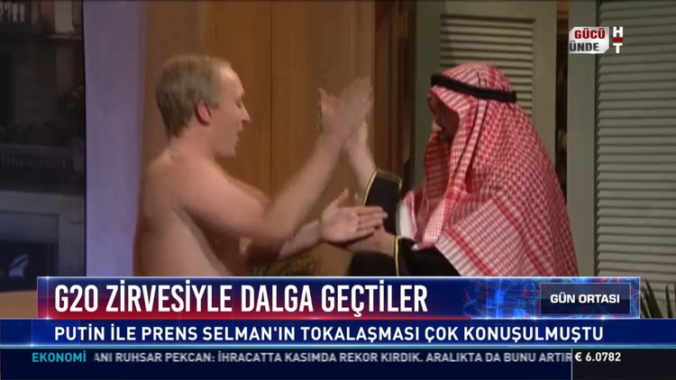 G20 zirvesiyle dalga geçtiler: Putin ile Prens Selman'ın tokalaşması çok konuşulmuştu