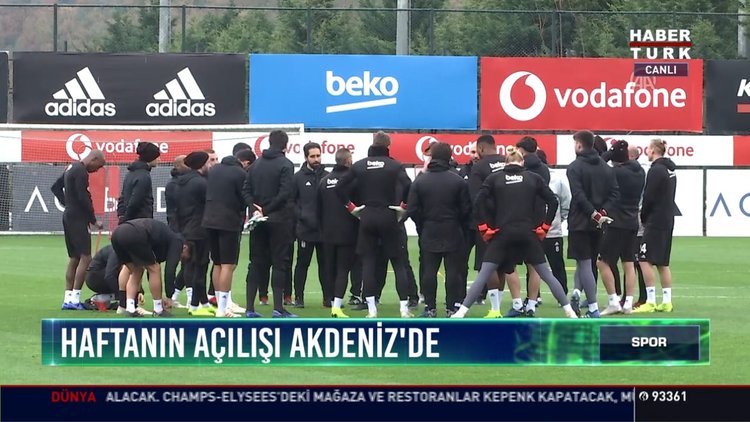 Haftanın açılışı Akdeniz'de: A.Alanyaspor-Beşiktaş maçı saat 20.00'de