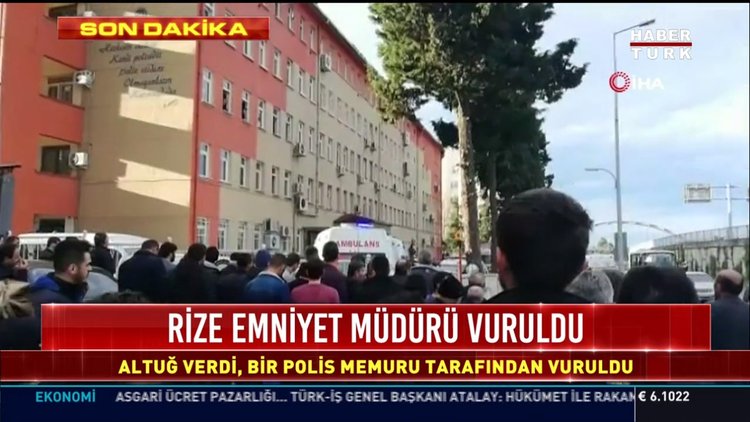 Rize Emniyet Müdürü vuruldu