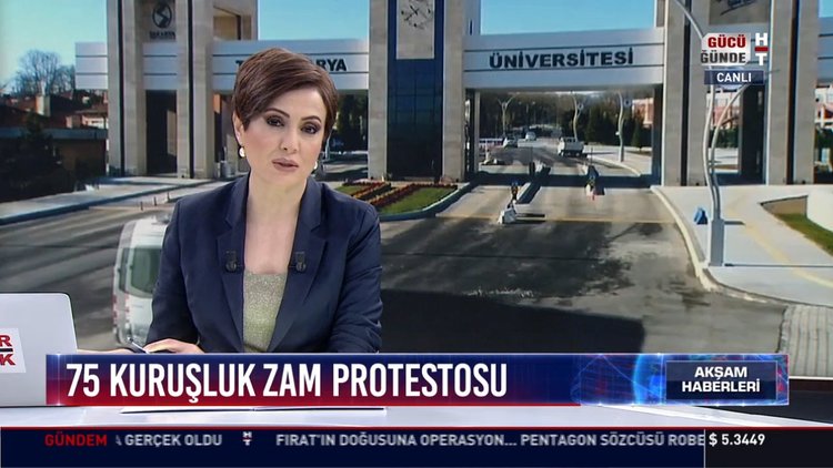 75 kuruşluk zam protestosu: Sakarya Üniversitesi'nde yemek zammı protesto edildi