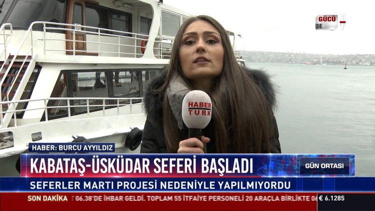 Kabataş-Üsküdar seferi başladı: Seferler Martı Projesi nedeniyle yapılmıyordu