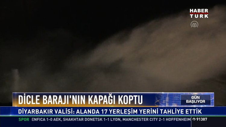 Dicle Barajı'nın kapağı koptu: Kriz masası oluşturuldu, 17 yerleşim yeri tahliye edildi