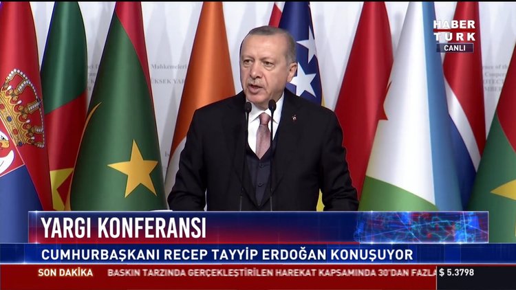 Yargı Konferansı: Cumhurbaşkanı Recep Tayyip Erdoğan konuşuyor