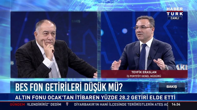 Bakış - 18 Aralık 2018 (BES fon getirileri düşük mü?)