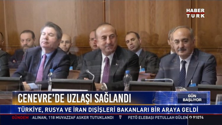 Cenevre'de uzlaşı sağlandı: Türkiye, Rusya ve İran dışişleri bakanları bir araya geldi