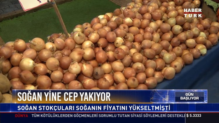 Soğan yine cep yakıyor: Soğan stokçuları soğanın fiyatını yükseltmişti