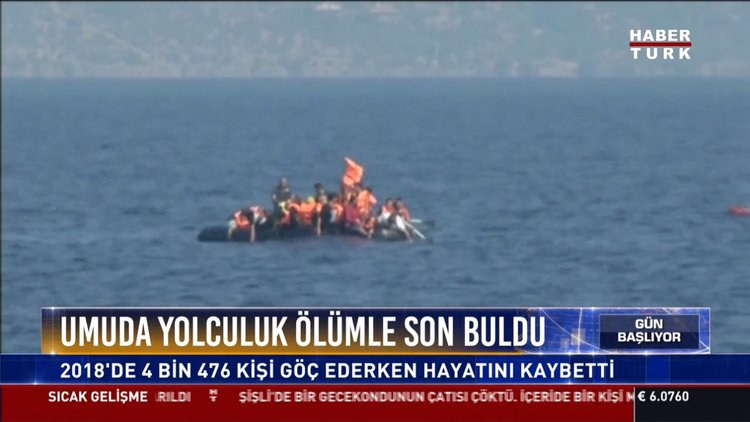 Umuda yolculuk ölümle son buldu: 2018' de 4 bin 476 kişi göç yolunda hayatını kaybetti