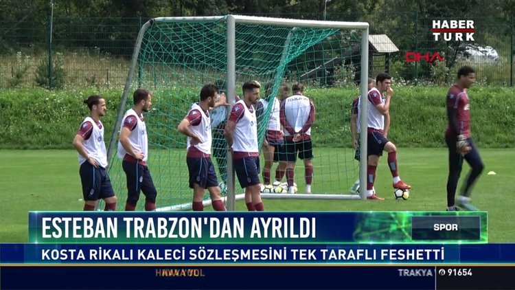 Esteban Trabzon'dan ayrıldı: Kosta Rikalı kaleci sözleşmesi tek taraflı feshetti