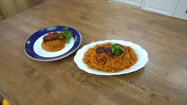 Kurutulmuş Domatesli ve Biberli Bulgur Pilavı