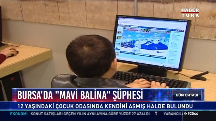 Bursa'da "Mavi balina" şüphesi: 12 yaşındaki çocuk odasında kendini asmış halde bulundu