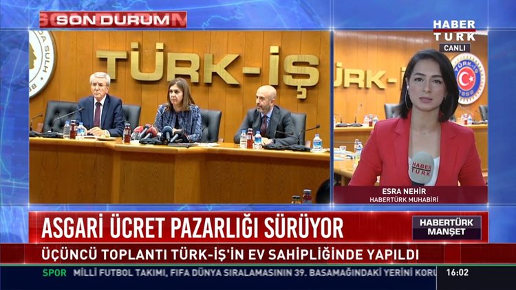 Asgari ücret pazarlığı sürüyor: Üçüncü toplantı TÜRK-İŞ'in ev sahipliğinde yapıldı