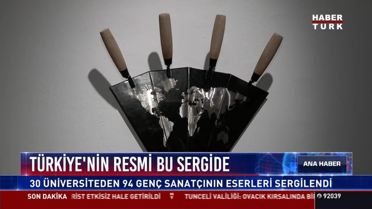 Türkiye'nin resmi bu sergide: 30 Üniversiteden 94 genç sanatçının eserleri sergilendi