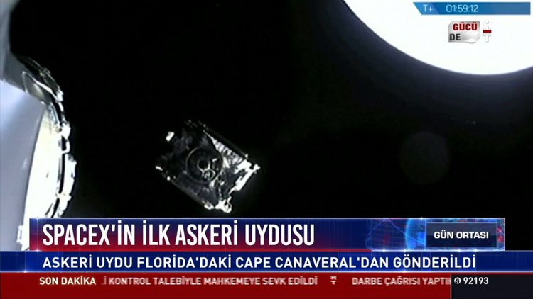 Spacex'in ilk ulusal misyonu: 500 milyon dolarlık uydu taşıyan Falcon roketi fırlatıldı
