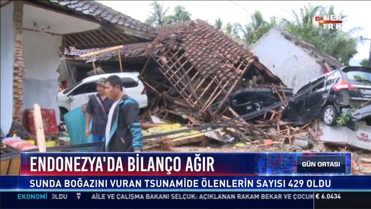 Endonezya'da bilanço ağır: Sunda Boğazını vuran tsuamide ölenlerin sayısı 429 oldu