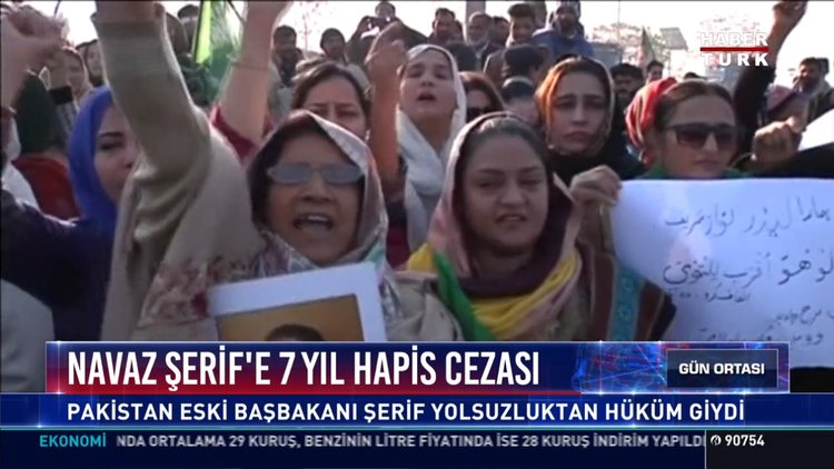 Navaz Şerif'e 7 yıl hapis cezası: Pakistan eski başbakanı Şerif yolsuzluktan hüküm giydi