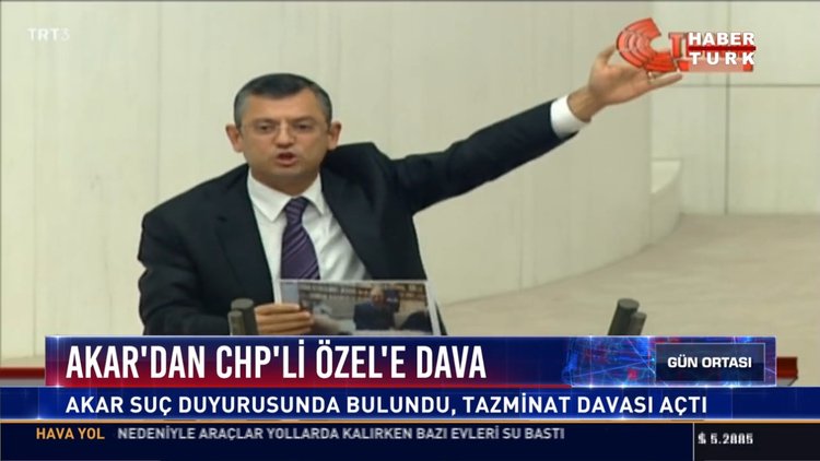 Akar’dan CHP’li Özel’e dava: Akar suç duyurusunda bulundu, tazminat davası açtı