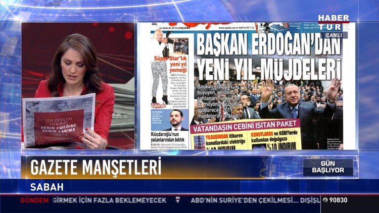 Gazete manşetleri