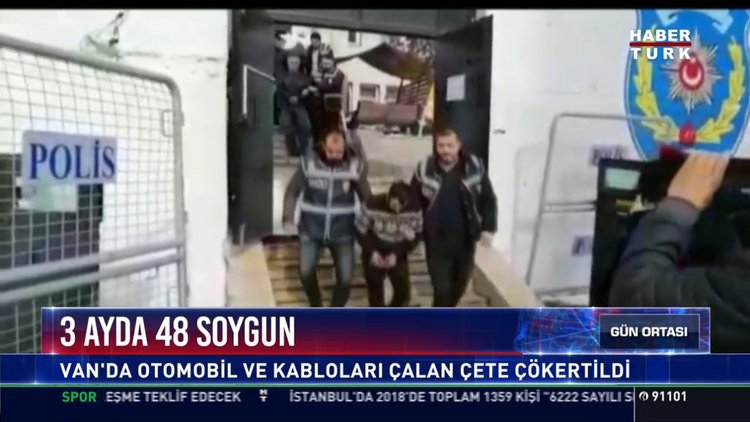 3 ayda 48 soygun: Van'da otomobil ve kabloları çalan çete çökertildi