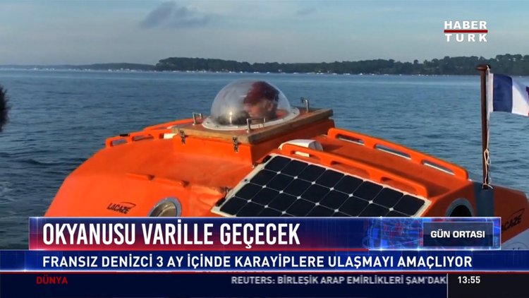 Okyanusu varille geçecek: Fransız denizci 3 ay içinde karayiplere ulaşmayı amaçlıyor