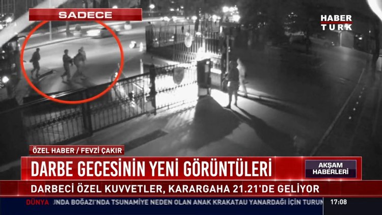 Darbe gecesinin yeni görüntüleri