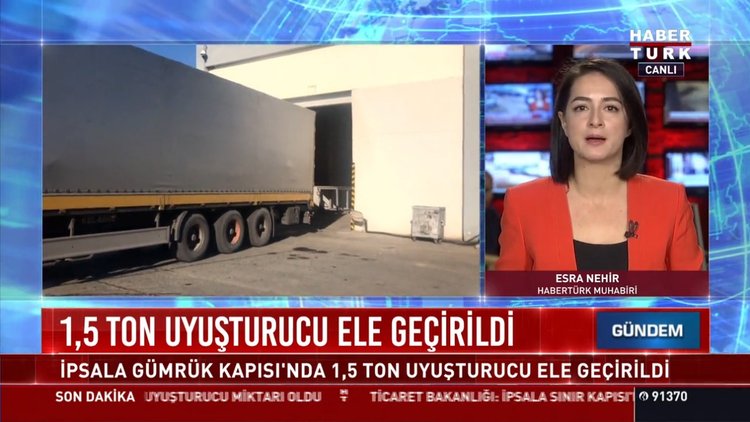 1,5 ton uyuşturucu ele geçirildi: İspala gümrük kapısı'nda 1,5 ton uyuşturucu ele geçirildi