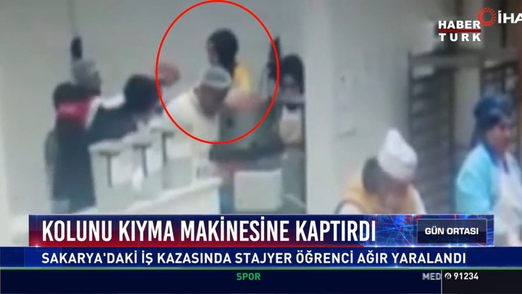Kolunu kıyma makinesine kaptırdı: Sakarya'daki iş kazasında stajyer öğrenci ağır yaralandı