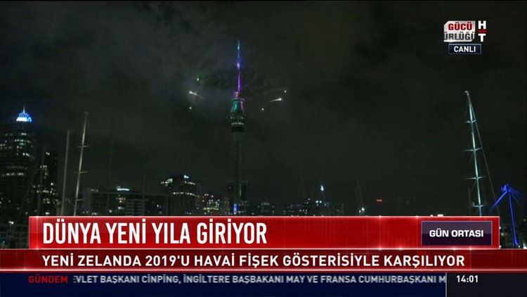 Dünya yeni yıla giriyor!