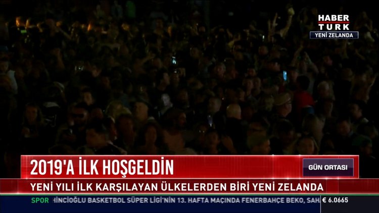 2019'a ilk hoşgeldin: Yeni yılı ilk karşılıyan ülkelerden biri Yeni Zelanda