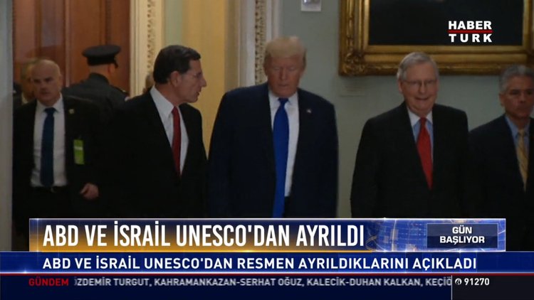 ABD ve İsrail UNESCO'dan ayrıldı: ABD ve İsrail UNESCO'dan resmen ayrıldıklarını açıkladı