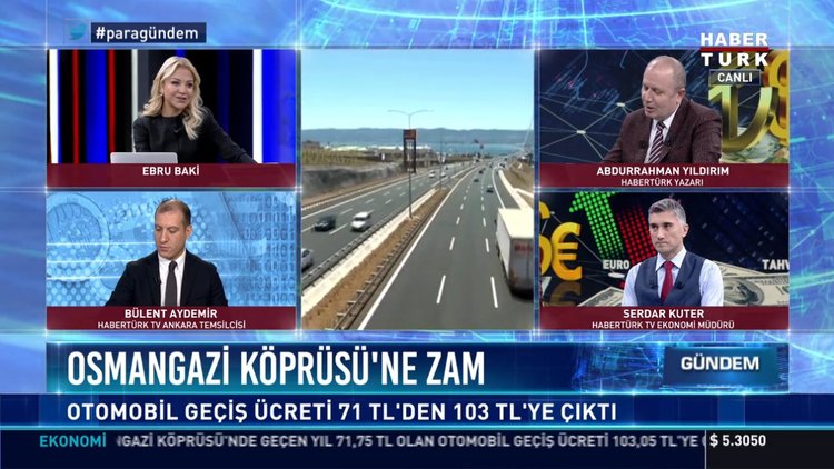 Osmangazi Köprüsü'ne zam: Otomobil geçiş ücreti 71 TL'den 103 TL'ye çıktı