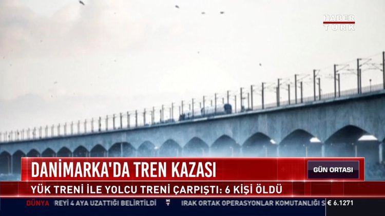 Danimarka'da tren kazası: Yük treni ile yolcu treni çarpıştı: 6 kişi öldü