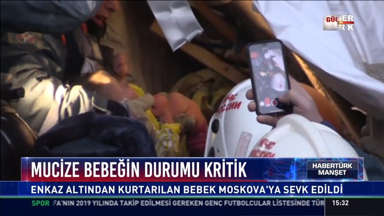 Mucize bebeğin durumu kritik: Enkaz altından kurtarılan bebek Moskova'ya sevk edildi