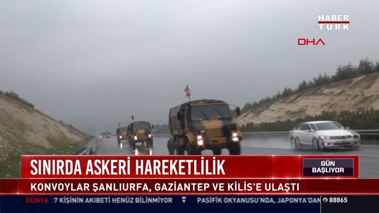 Sınırda askeri hareketlilik