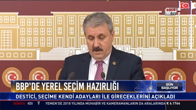 BBP'de yerel seçim hazırlığı: Destici, seçime kendi adayları ile gireceklerini açıkladı