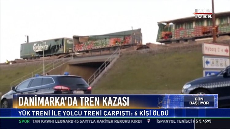 Danimarka'da tren kazası: Yük treni ile yolcu treni çarpıştı: 6 kişi öldü