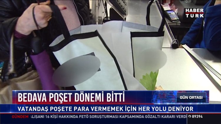 Bedava poşet dönemi bitti