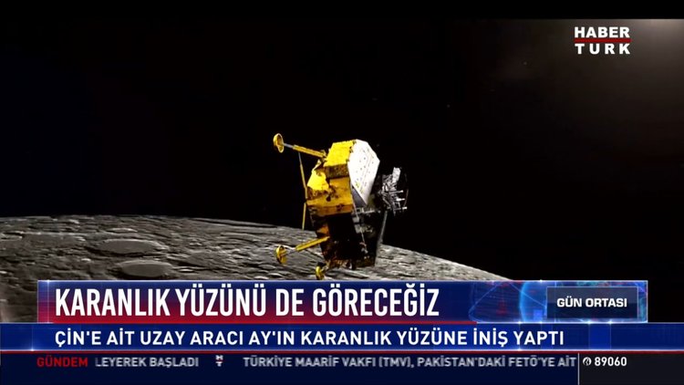 Karanlık yüzünü de göreceğiz: Çin'e ait uzay aracı Ay'ın karanlık yüzüne iniş yaptı