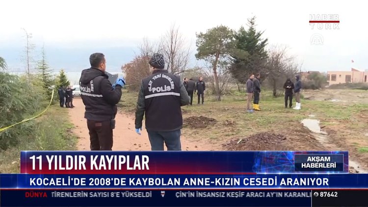11 yıldır kayıplar: Kocaeli'de 2008'de kaybolan anne-kızın cesedi aranıyor