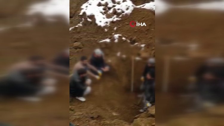 Elazığ'da 10 kişi kaçak kazı yaparken yakalandı