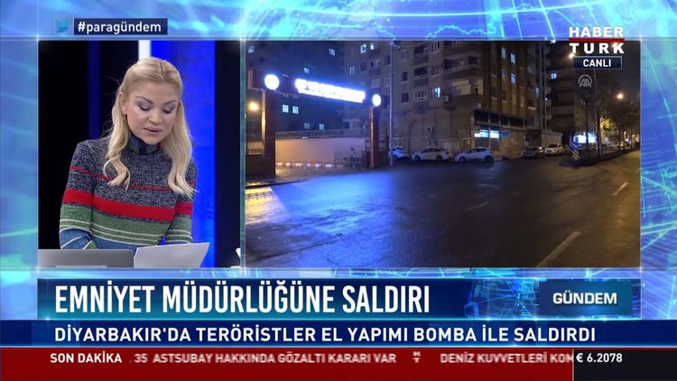 Emniyet müdürlüğüne saldırı: Diyarbakır’da teröristler el yapımı bomba ile saldırdı