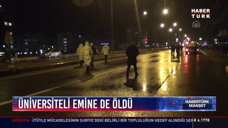 Üniversiteli Emine de öldü: Arkadaşları kazanın olduğu yerde eylem yapmıştı