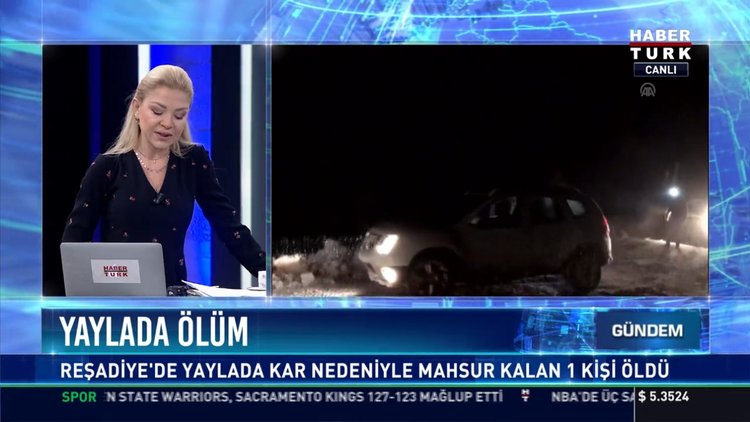 Yaylada ölüm: Reşadiye'de  yaylada kar nedeniyle mahsur kalan 1 kişi öldü