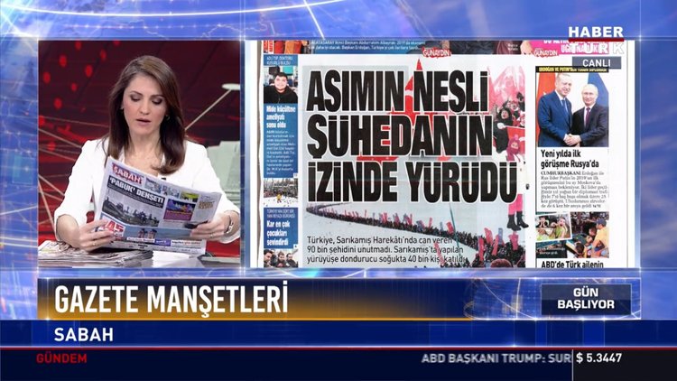 Günün gazete manşetleri
