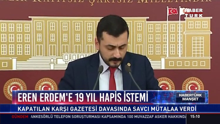 Eren Erdem'e 19 yıl hapis istemi: Kapatılan Karşı gazetesi davasında Savcı mütalaa verdi