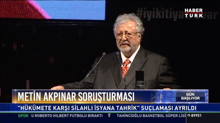 Metin Akpınar soruşturması: "Hükümete karşı silahlı isyana tahrik" suçlaması ayrıldı