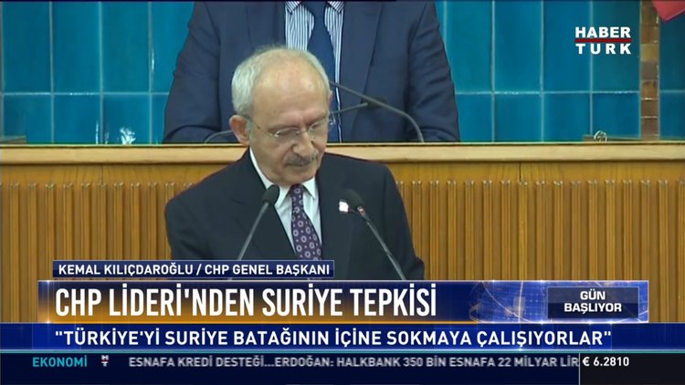 CHP lideri'nden Suriye tepkisi: "Türkiye'yi Suriye batağının içine sokmaya çalışıyorlar"