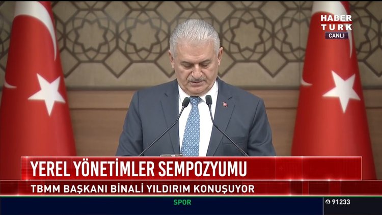 Yerel Yönetimler Sempozyumu: TBMM Başkanı Binali Yıldırım konuşuyor