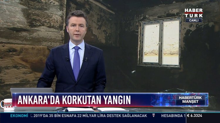 Ankara'da korkutan yangın: Yaşlı çift dairelerinde çıkan yangında mahsur kaldı