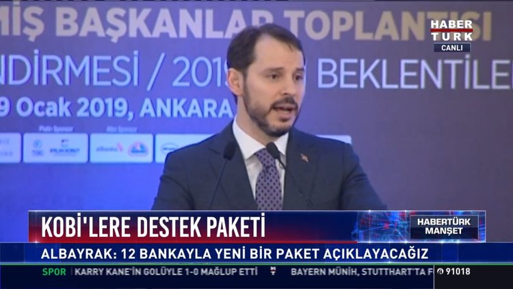 Kobi'lere destek paketi: Albayrak: 12 bankayla yeni bir paket açıklayacağız